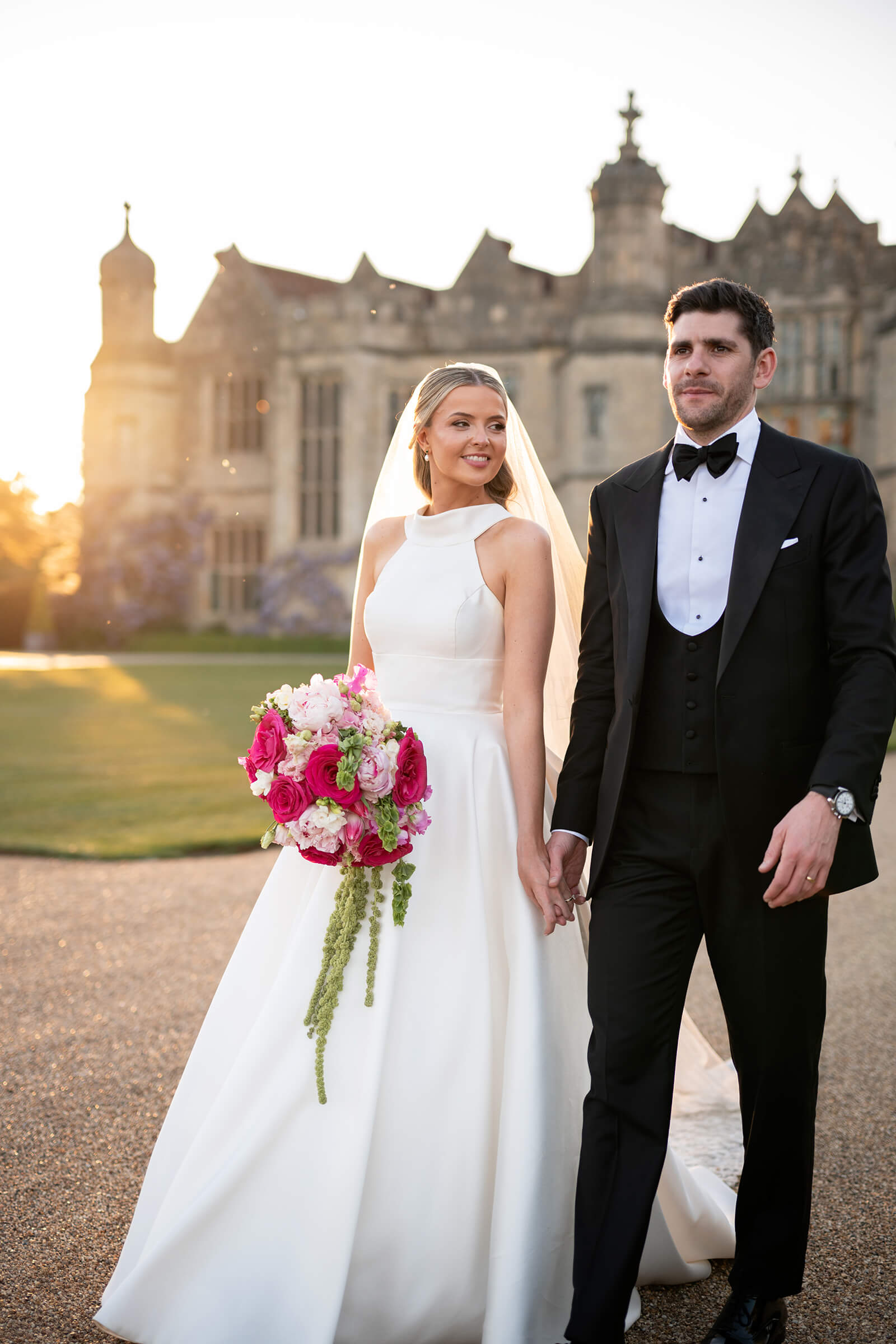 A Hengrave Hall black tie wedding