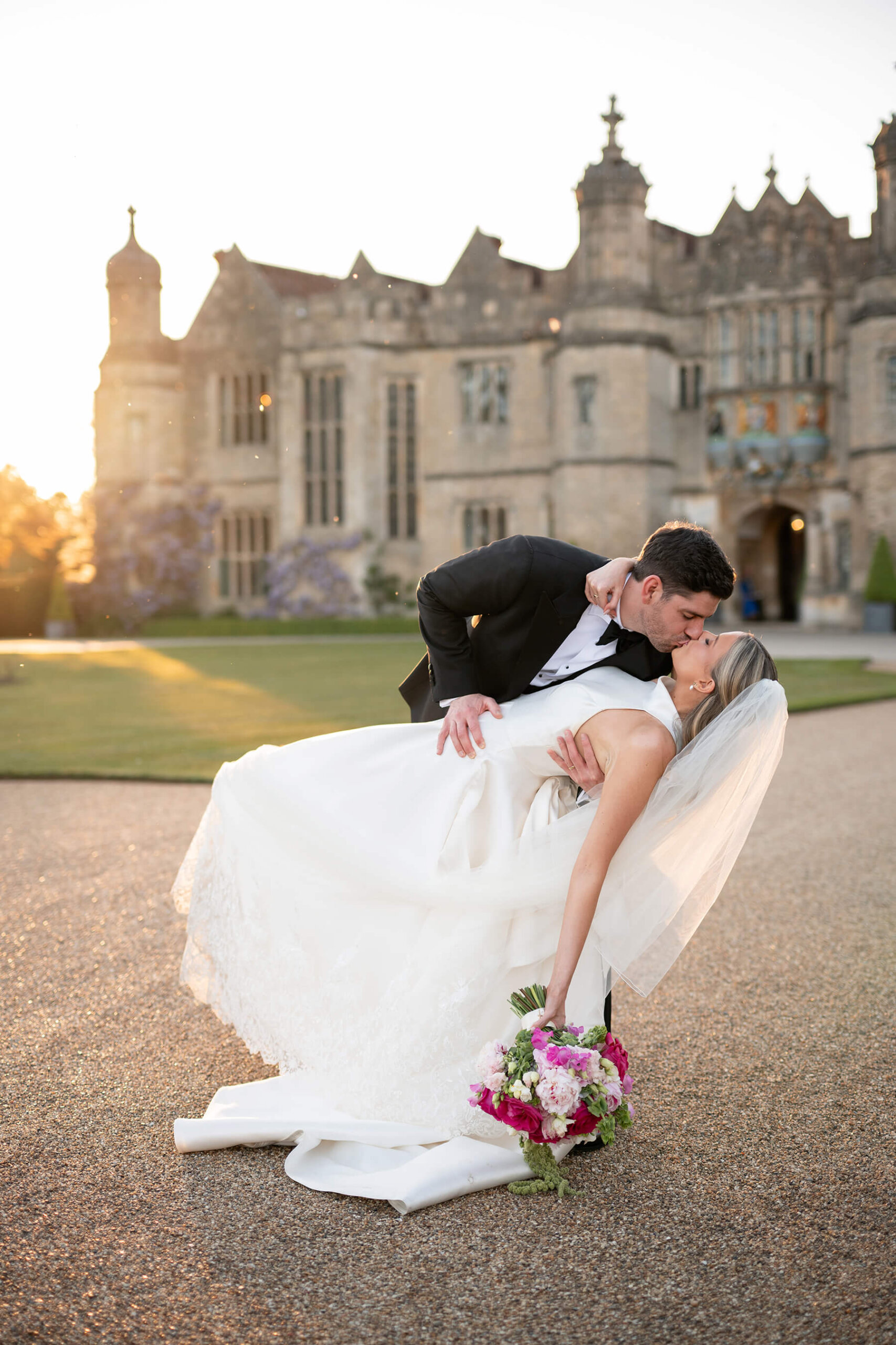 A Hengrave Hall black tie wedding