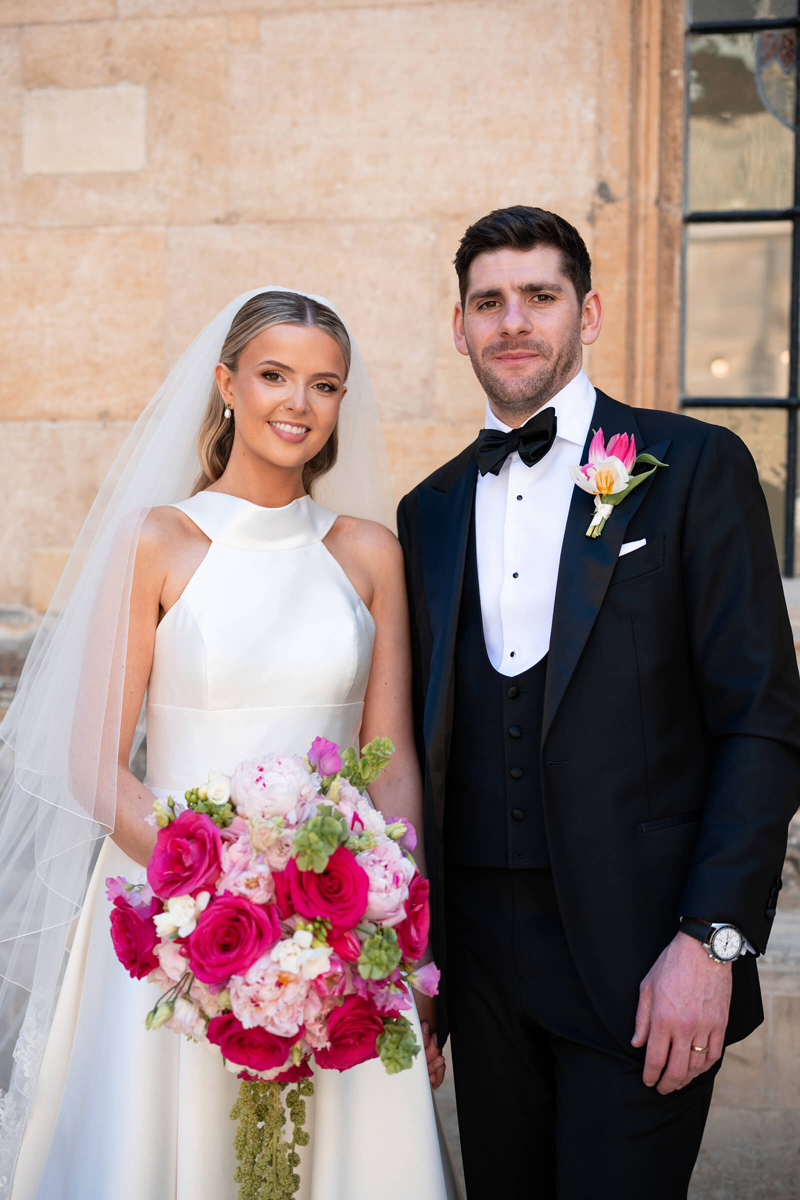 A Hengrave Hall black tie wedding