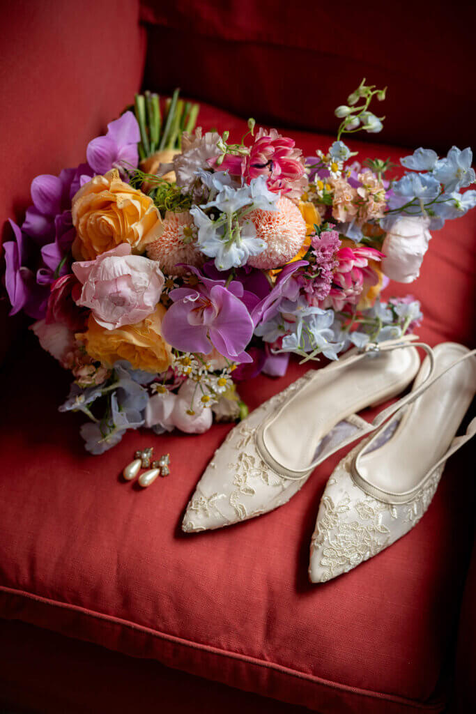 Shustoke Barn black tie wedding