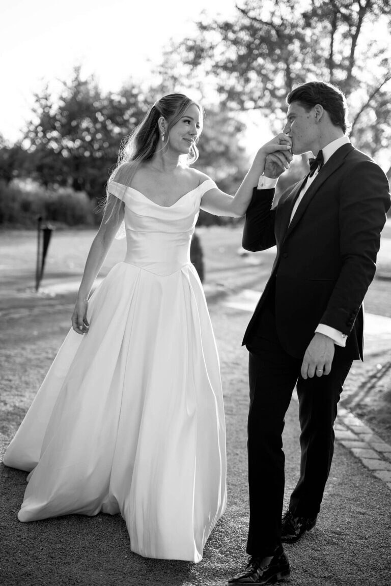 Shustoke Barn black tie wedding