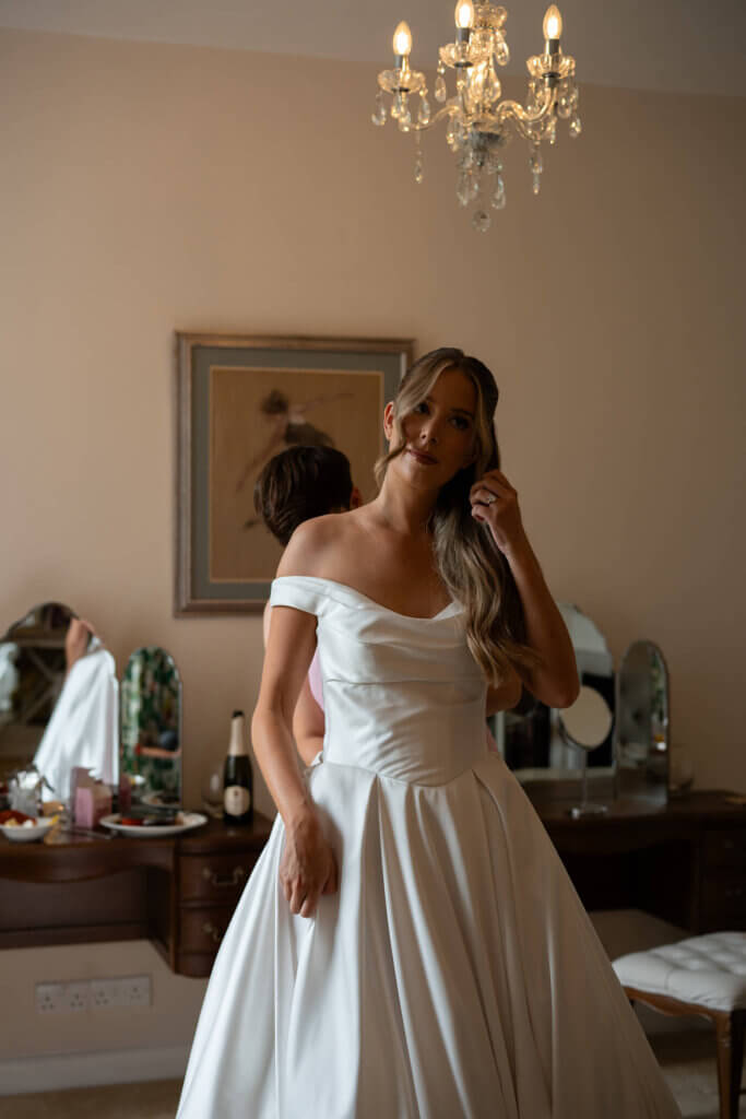Shustoke Barn black tie wedding