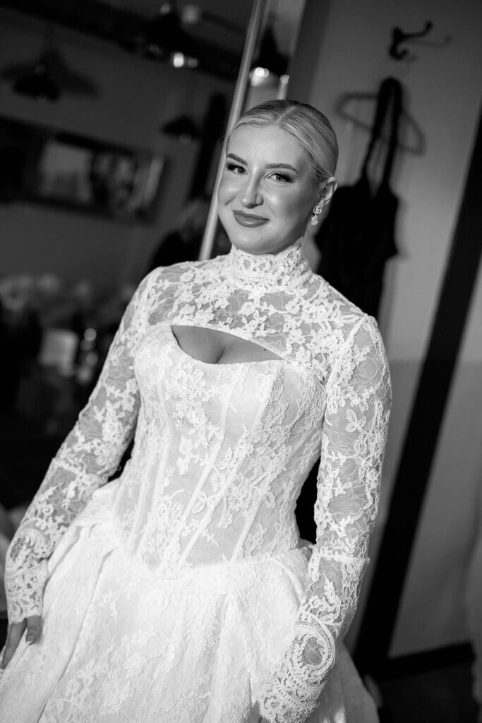 Mariana Hardwick dress at The Mills barn