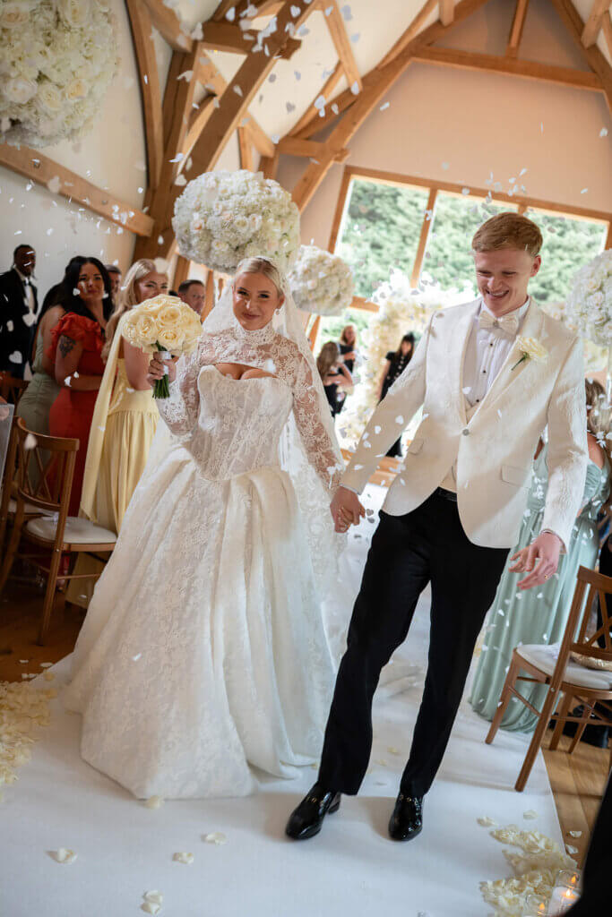 Mariana Hardwick dress at The Mills barn