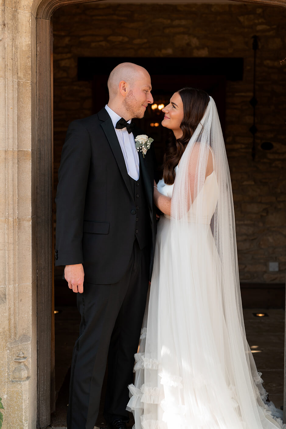 Hyde House wedding with bride in Halfpenny