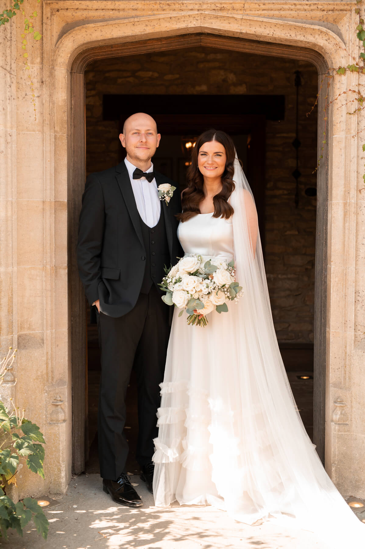 Hyde House wedding with bride in Halfpenny