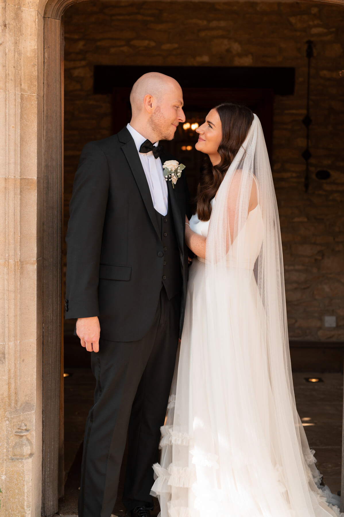 Hyde House wedding with bride in Halfpenny
