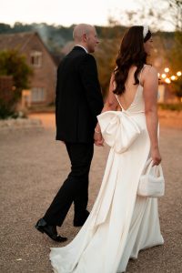 Hyde House wedding with bride in Halfpenny
