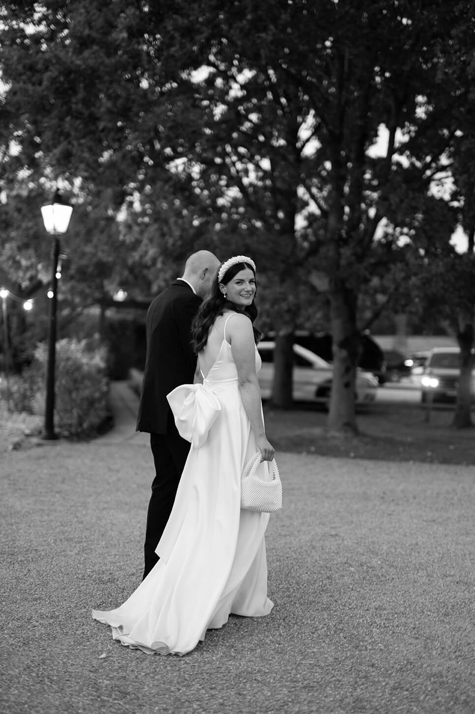 Hyde House wedding with bride in Halfpenny