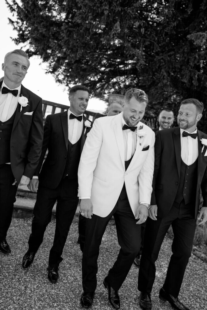 Sudeley Castle black tie wedding
